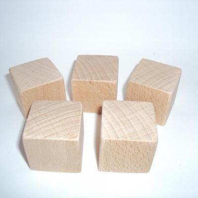 Cube en bois 3 cm 