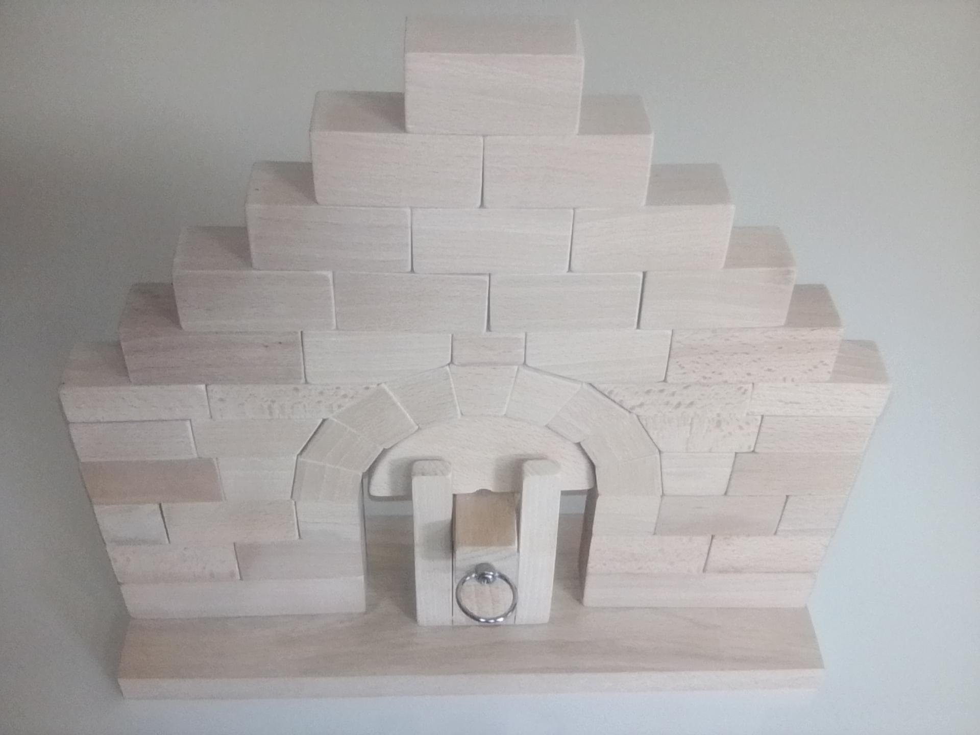 Arche romane en bois Montessori - Matériel Montessori - jeux