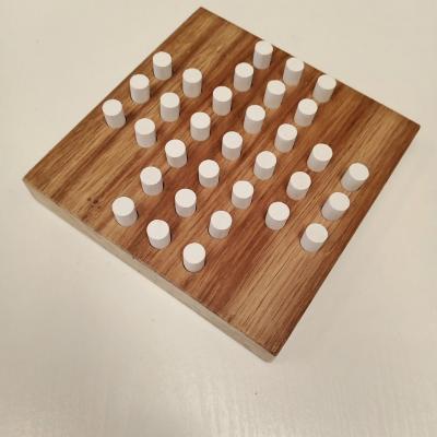 Jeu du solitaire pions blanc