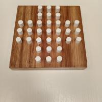Jeu solitaire pions blanc