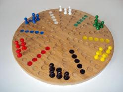 Toc 6 joueurs pions en bois